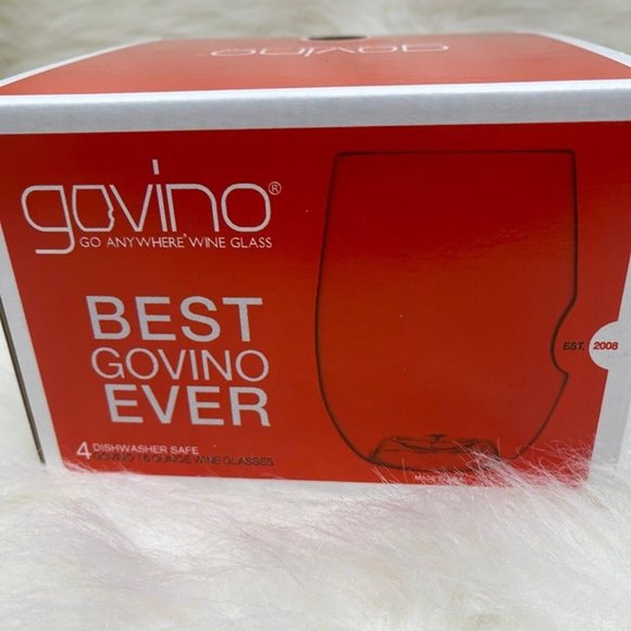 Govino Go Anywhere Wine Glasses Plastic Set of 4 - Picture 3 of 5